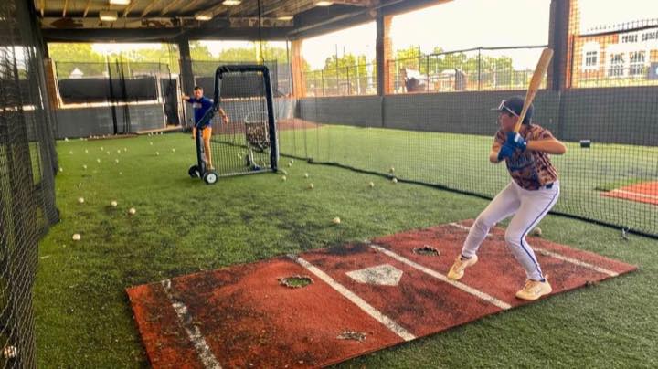 14U National batting-cage training