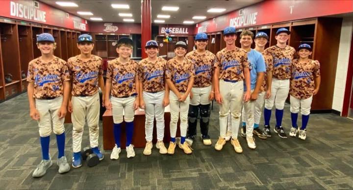 14U National team gathered indoors